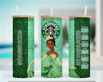 Starbucks Coffee Tiana Green Leopard